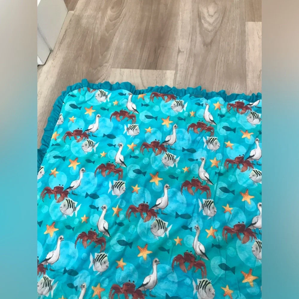 Posh Peanut Disney's The Little Mermaid Ariel & Beach Buddies Ruffled Patoo - Picture 10 of 12